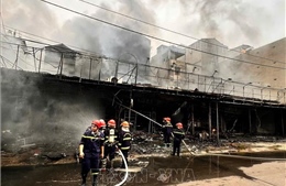 Điều tra tìm nguyên nhân vụ cháy 7 ki-ốt