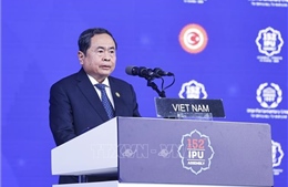 Chủ tịch Quốc hội Trần Thanh Mẫn phát biểu tại Phiên thảo luận chung Đại hội đồng IPU-152