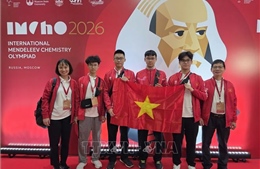 Bốn thí sinh Việt Nam tham dự kỳ thi Olympic hóa học quốc tế Mendeleev lần thứ 60