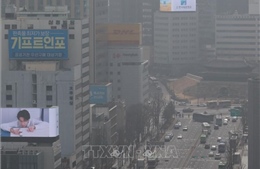 Bụi vàng bao phủ khắp Hàn Quốc, chất lượng không khí ở mức nguy hại