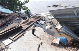 Sạt lở nghiêm trọng tại kênh xáng Bạc Liêu - Cà Mau