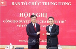 Đồng chí Hà Minh Hải giữ chức Phó Trưởng Ban Tổ chức Trung ương