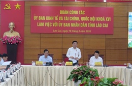 Đoàn công tác Ủy ban Kinh tế và Tài chính của Quốc hội làm việc tại Lào Cai