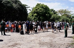 An Giang tiếp nhận 137 công dân Việt Nam do phía Campuchia trao trả