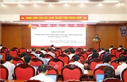 Cập nhật kiến thức cho cán bộ, công chức Ngành Kiểm tra Đảng