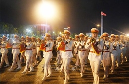 Lần đầu tiên diễn ra chương trình quân nhạc và diễu hành đường phố tại Thanh Hóa
