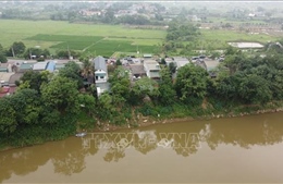 Phú Thọ xử lý khẩn cấp sự cố sụt lún, sạt lở kè Hà Thạch
