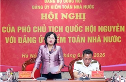 Phó Chủ tịch Quốc hội Nguyễn Thị Hồng làm việc với Đảng ủy Kiểm toán Nhà nước