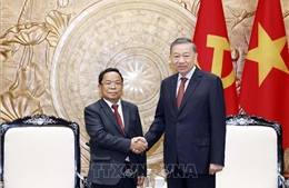 Tổng Bí thư, Chủ tịch nước Tô Lâm tiếp Phó Thủ tướng, Bộ trưởng Tư pháp Lào