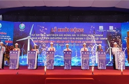 Cà Mau: Khởi động hai dự án điện gió gần 5.400 tỷ đồng