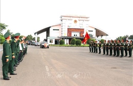 Lễ đón 62 hài cốt liệt sĩ từ Campuchia về nước