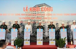Khởi công dự án nhà ở xã hội cho gia đình lực lượng vũ trang trong quân đội