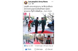 Việt Nam - Lào thắt chặt đoàn kết thông qua hợp tác quốc phòng