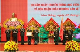 Đại tướng Phan Văn Giang dự lễ kỷ niệm 80 năm Ngày truyền thống của Học viện Lục quân
