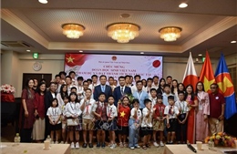 Đoàn học sinh Việt Nam đạt thành tích xuất sắc tại kỳ thi Toán quốc tế ở Nhật Bản