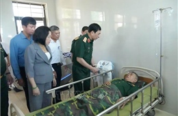 Đại tướng Phan Văn Giang thăm, tặng quà Cơ sở Điều dưỡng thương binh Nho Quan