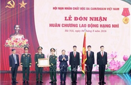 Hội Nạn nhân chất độc da cam/dioxin Việt Nam đón nhận Huân chương Lao động hạng Nhì