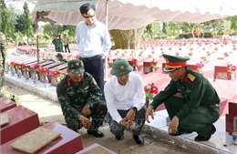 Đẩy nhanh tiến độ lấy mẫu hài cốt liệt sĩ