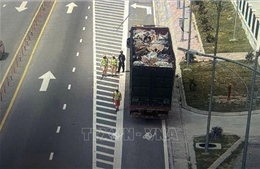 Vụ phế liệu bằng sắt, nhọn rơi trên cao tốc: Tài xế xe chở phế liệu mắc nhiều lỗi vi phạm