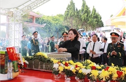 Lễ truy điệu và an táng 47 hài cốt liệt sĩ hy sinh năm 1951