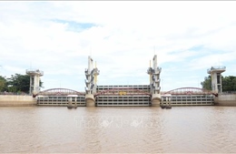 Vận hành đóng 2 cống Tha La và Trà Sư kiểm soát lũ vùng Tứ Giác Long Xuyên