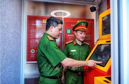 Trạm Cảnh sát thông minh - điểm chạm số giữa người dân và lực lượng Công an