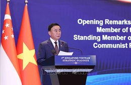 Thường trực Ban Bí thư Trần Cẩm Tú đồng chủ trì Đối thoại Chiến lược Việt Nam - Singapore lần thứ nhất