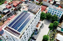 Điện mặt trời mái nhà mở hướng chủ động nguồn điện