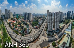 Ảnh 360: Cận cảnh công trường dự án hầm chui 700 tỷ đồng ở Hà Nội