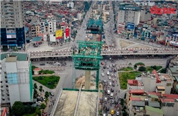 Hà Nội: Các phương tiện qua Đại La-Minh Khai-Chợ Mơ di chuyển ra sao khi rào chắn thi công vành đai 2