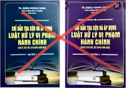 Cấm lưu hành cuốn sách mạo danh lãnh đạo Bộ Tư pháp