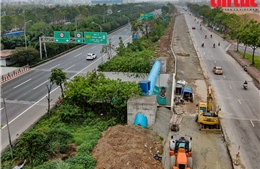 Hà Nội chi 163 tỷ đồng mở rộng đường gom trên đại lộ &#39;cứ mưa là ngập&#39;