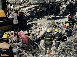 Đoàn cứu hộ Việt Nam đưa 4 thi thể nạn nhân ra khỏi đống đổ nát ở Thổ Nhĩ Kỳ