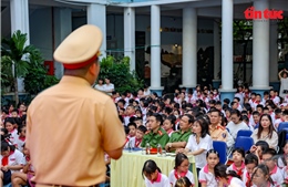 Hà Nội: Đẩy mạnh tuyên truyền an toàn giao thông trong trường học