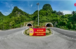 Ảnh 360: Đường bao biển xuyên núi kết nối hai thành phố lớn của Quảng Ninh