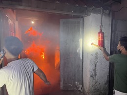 Hà Nội: 75 tổ liên gia tổng diễn tập phòng cháy trong đêm