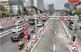 Toàn cảnh hai cầu vượt thép Mai Dịch sẵn sàng thông xe