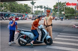 Cao điểm xử lý học sinh và phụ huynh vi phạm giao thông