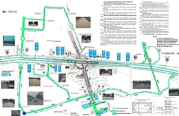 Hà Nội phân luồng Đại lộ Thăng Long phục vụ thi công nút giao vành đai 3,5