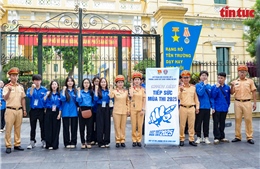 Công an Hà Nội giữ vững trật tự giao thông kỳ thi THPT 2025
