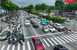 Hà Nội: Điều chỉnh phân làn các phương tiện trên đường Võ Chí Công từ ngày 9/7