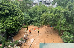 Hà Nội thông tin chính thức về vụ phun trào bùn nhão trong đêm