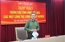 Loạt vụ án làm &#39;nóng" họp báo Quý III của Bộ Công an