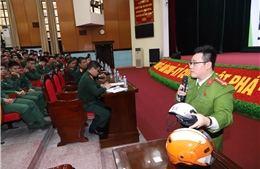 Lan toả văn hoá an toàn giao thông trong tuổi trẻ Quân đội