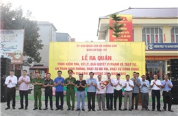 BCĐ 197 xã Hương Sơn ra quân lập lại kỷ cương đô thị