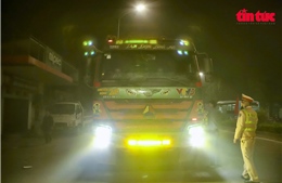 Xuyên đêm tuần tra, bảo vệ tuyệt đối an ninh cho Đại hội XIV của Đảng