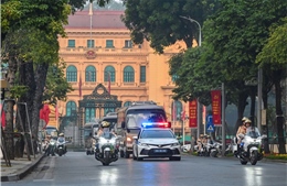 Hà Nội diễn tập phương án dẫn đoàn phục vụ Đại hội XIV của Đảng