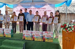 Biên phòng TP Hồ Chí Minh phối hợp tổ chức chương trình 'Dân vận khéo' gắn với an sinh xã hội