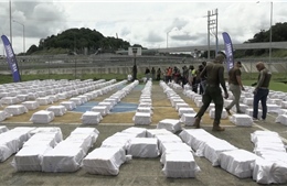 Video Panama thu giữ số lượng ma túy kỷ lục trong chiến dịch ở Thái Bình Dương