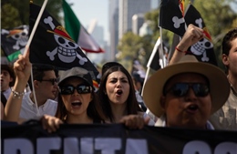 Video Gen Z biểu tình chống tham nhũng và bạo lực ở Mexico